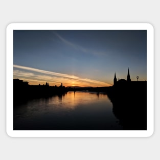 Inverness Sunset, Scotland Sticker